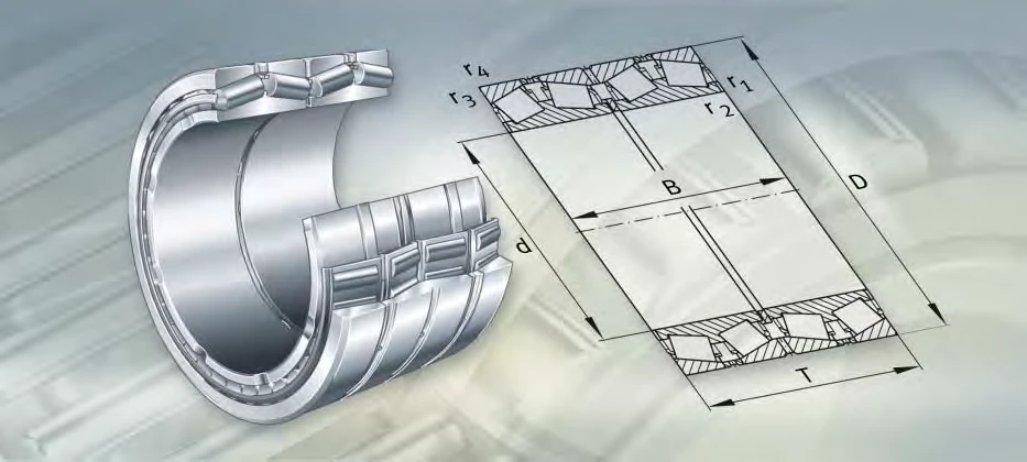F-802033.TR4-M Tapered roller bearing drawing